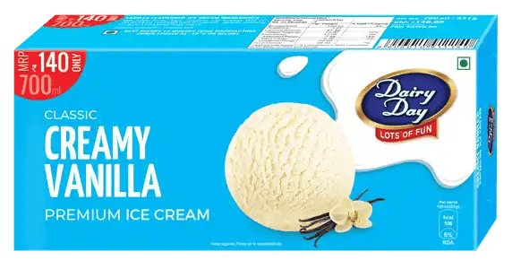 Dairy Day Vanilla Ice Cream 700ml