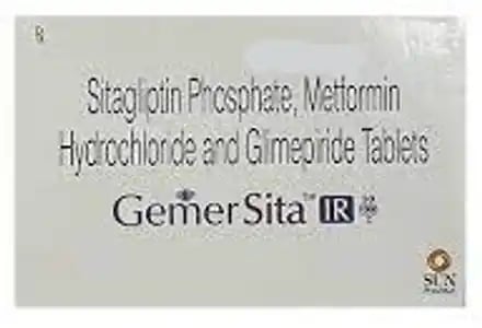 Gemer Sita 50mg/1mg/1000mg Tablet IR 10s