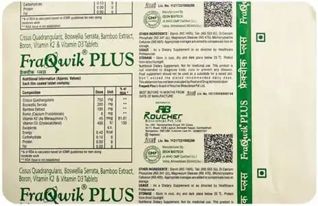 Fraqwik Plus Tablet 10s