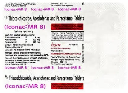Iconac 8mg Tablet MR 10s