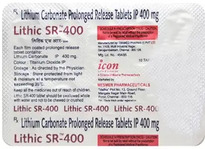 Lithic 400mg Tablet SR