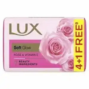 Lux Radiant Glow Soap Rose 4+1 100gm