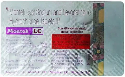 Montek LC 10mg/5mg Tablet 15s