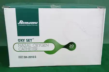 Oxy Set Nasal Oxygen catheter Adult 1s