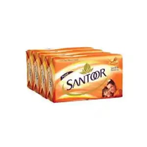 Santoor Sandal and Turmeric Soap 100gm*4s