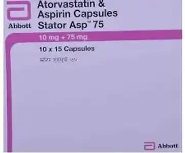 Stator Asp 75mg/10mg Capsule 15s