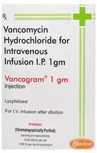 Vancogram 1000mg Injection 1s