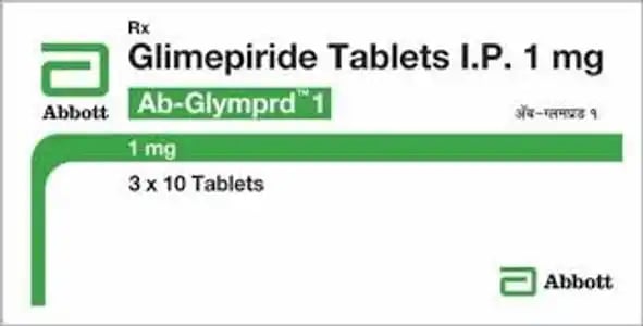 Ab Glymprd 1mg Tablet 10s