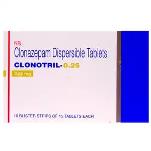 Clonotril 0.25mg Tablet DT 15s