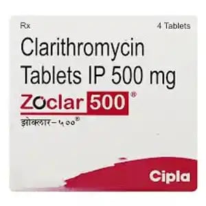 Zoclar 500mg Tablet 4s