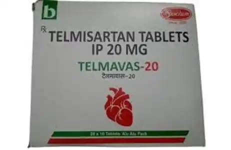 Telmavas 20mg Tablet