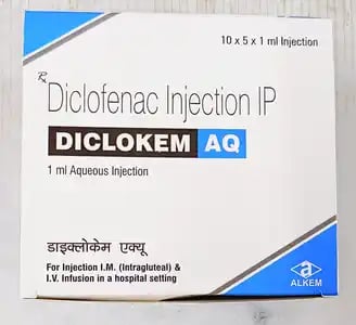 Diclokem AQ 75mg injection 1ml