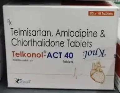 Telkonol ACT 40mg/5mg/12.5mg Tablet 10s