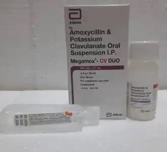Megamox-CV Duo Dry 400mg/57mg Syrup