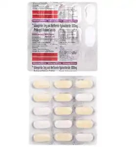 Glitaray M Forte 3mg/1000mg Tablet 15s