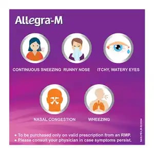 Allegra M 120mg/10mg Tablet 10s