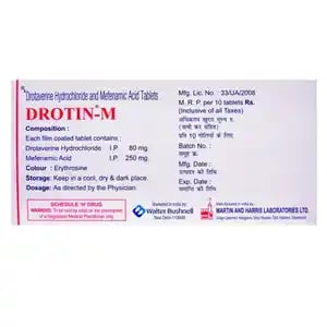 Drotin M 80mg/250mg Tablet 10s