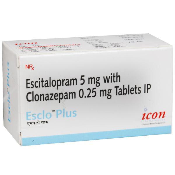 Esclo Plus 0.25mg/5mg Tablet 10s