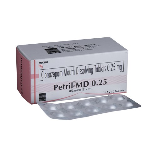Petril 0.25mg Tablet MD 15s