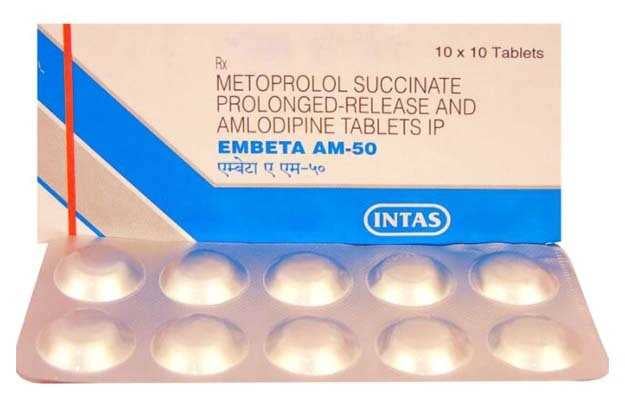 Embeta AM 50mg/5mg Tablet PR 10s