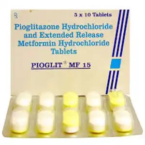 Pioglit MF 15 Tablet ER 10s