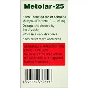 Metolar 25 Tablet 15s