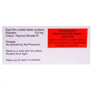 Etizola 0.5mg Tablet 15s
