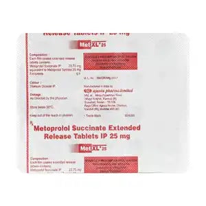 Met XL 25mg Tablet ER 20s