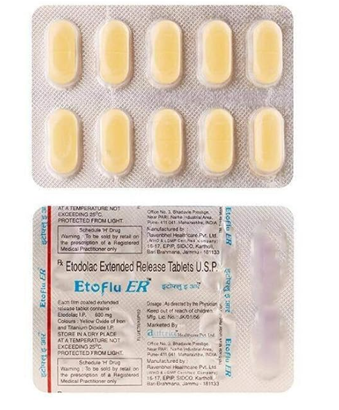 Etoflu 600mg Tablet ER 10s