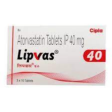 Lipvas 40mg Tablet 10s