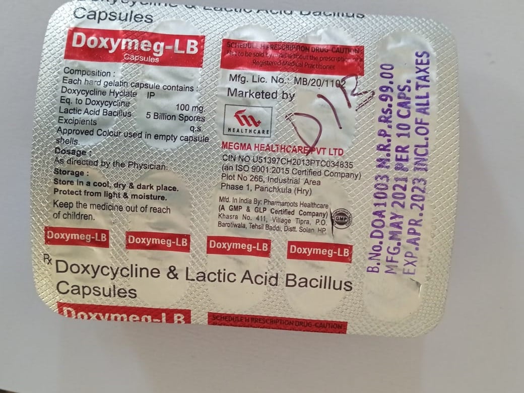 Doxymeg LB 100mg Capsule 10s