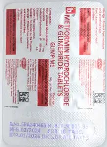 Glimp M 1mg/500mg Tablet 10s