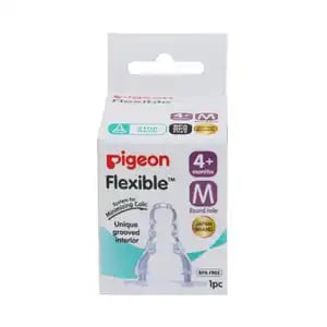 Pigeon Nipple Flexible Medium 1s