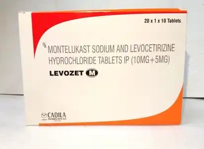 Levozet M 10mg/5mg Tablet 10s (Cadila)