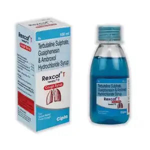 Rexcof T 15mg/50mg/1.5mg syrup 100ml