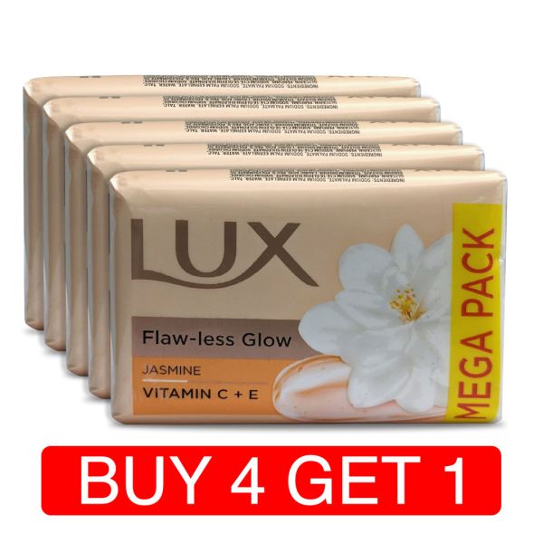 Lux Flaw Less Glow Jasmine Soap 4X75gm