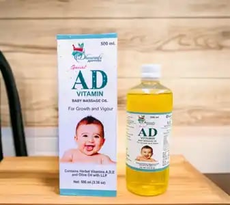 AD Vitamin Baby Massage Oil