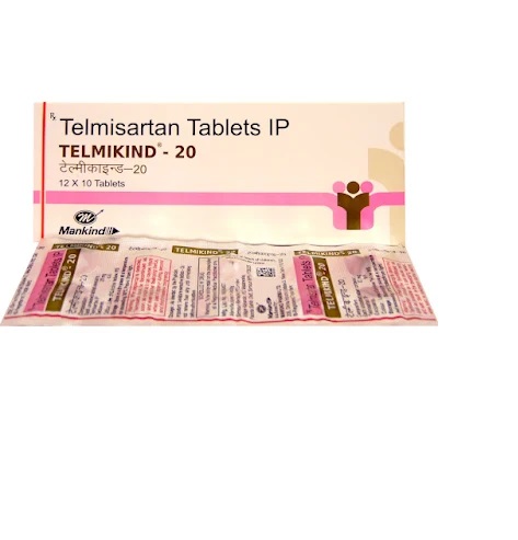 Telmikind 20mg Tablet 10s