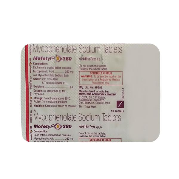 Mofetyl S 360mg Tablet 10s