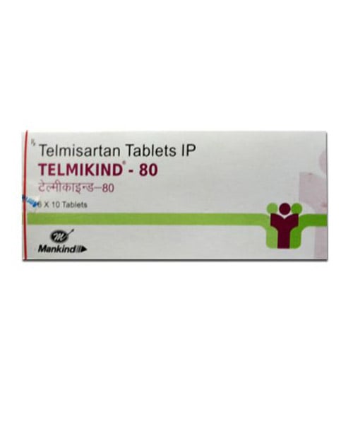 Telmikind 80mg Tablet 10s