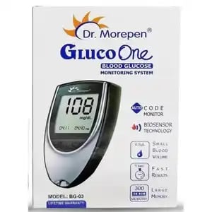 Dr Morepen Gluco One Bg 03 Meter  Without Strips 1S