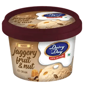 Dairy Day Premium Jaggery Nuts Ice Cream 480ml (Rs 299)