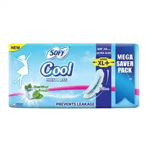 Sofy Cool Sanitary Pad Super XL+ 30S