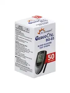 Dr Morepen BG 03 Gluco One 50 Blood Glucose Test Strips with 100 Lancets