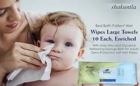 Bed Bath Floris Wipes 5s