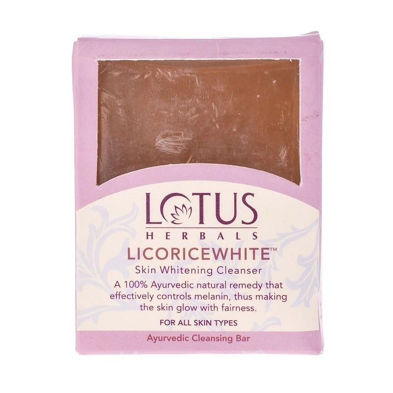 Lotus Herbals Licorice White Ayurvedic Cleansing Bar 100gm