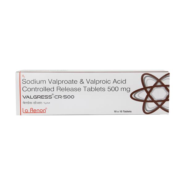Valgress 500mg Tablet CR 10s