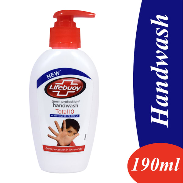 Lifebuoy Total Hand Wash Pump 190 ml