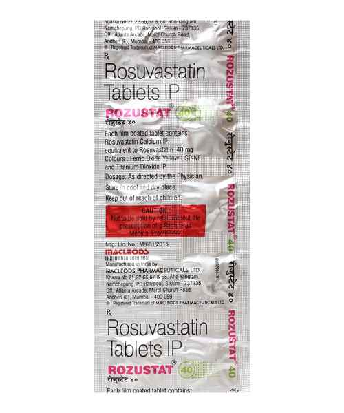 Rozustat 40mg Tablet 10s