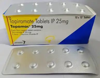 Topamac 25mg Tablet 10s